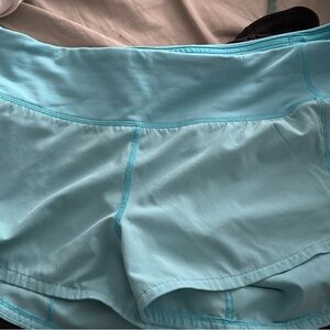 Lululemon Athletica Light Blue Athletic Shorts